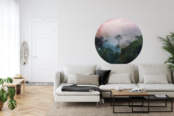 fototapeta nowoczesna las naklejka na ścianę do pokoju do salonu do łazienki