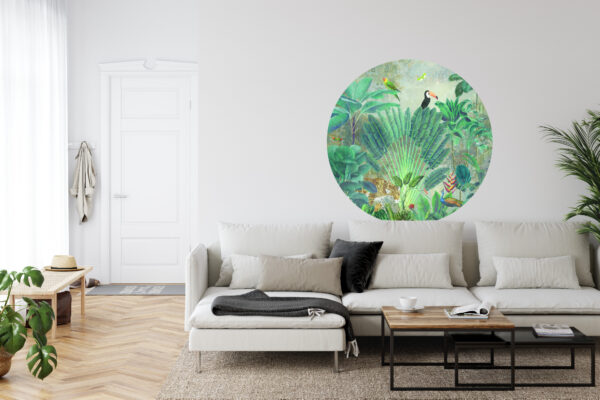 tropikalna tapeta fototapeta naklejka na ścianę kolorowa nowoczesna inspiracja