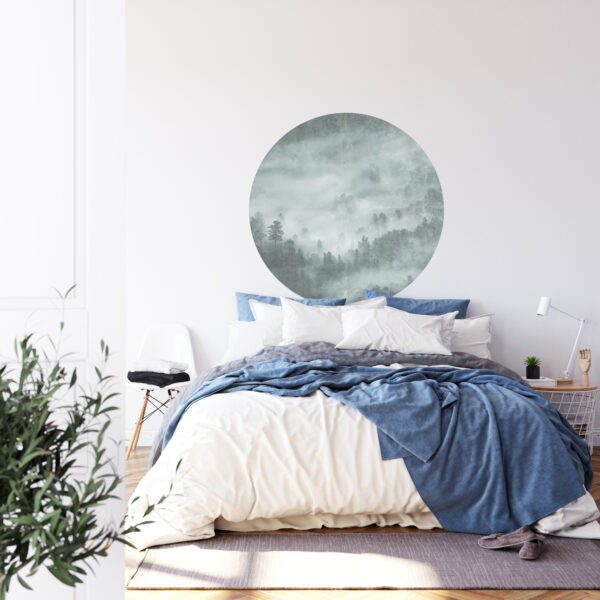 fototapeta las kolorowa nowoczesna do sypialni od salonu inspiracja
