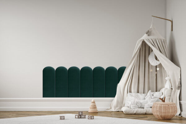 sypialnia salon inspiracja zieleń turkus